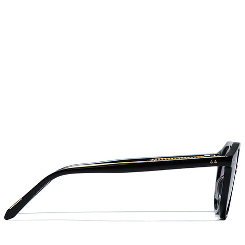 Krewe Markle Sunglasses - Black/Black Tea 18K