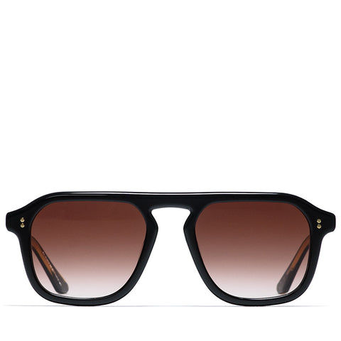 Krewe Zander Sunglasses - Black/Black Tea