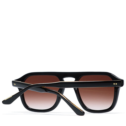 Krewe Zander Sunglasses - Black/Black Tea