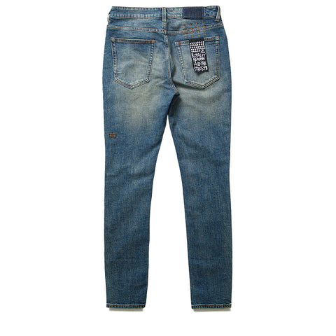 Ksubi Van Winkle Re-Up Denim Pant - Blue