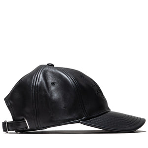 Stussy Leather Basic Strapback - Black