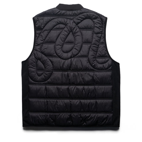 Malbon Run Club MRC Padded Vest - Jet Black