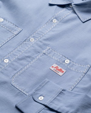 Malbon Golf Benchmark Shirt - Blue