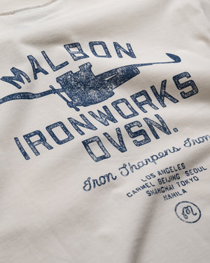 Malbon Golf Vista Ironworks Tee - Ivory