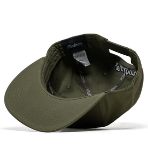 Malbon Golf Benchmark Snapback - Military Green