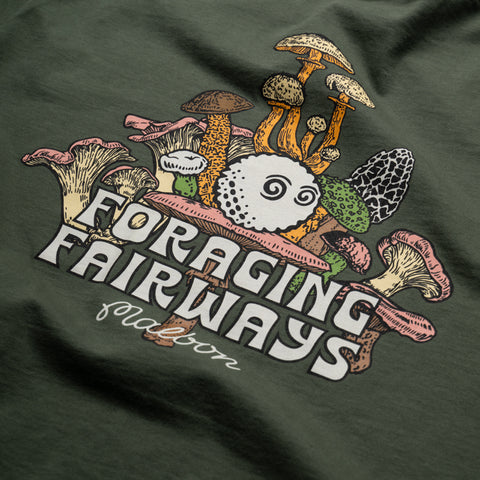 Malbon Golf Bermuda Foraging Tee - Olivine