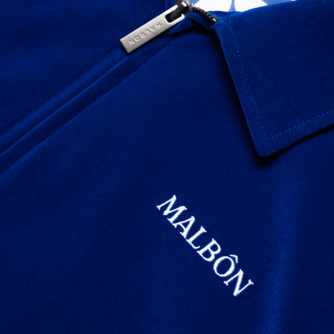 Malbon Golf Monte Carlo Jacquard Jacket - Blue