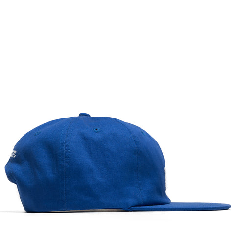 Malbon Golf Script Chainstitch Painters Hat - Blue