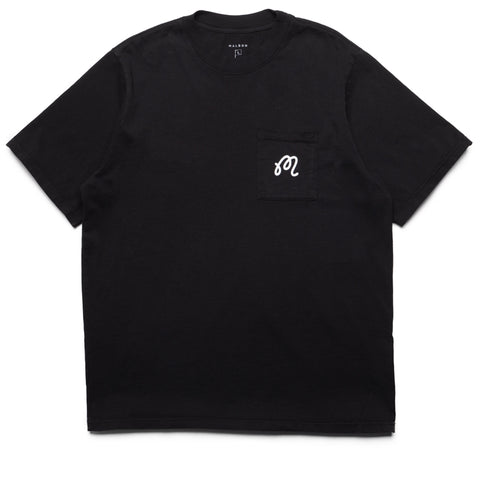 Malbon Golf Follow Thru Pocket Tee - Black