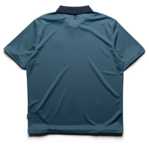 Malbon Golf Fairway Hex Polo - Slate