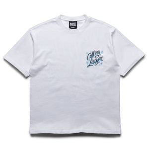 Market Airbrush Call My Lawyer Tee - White