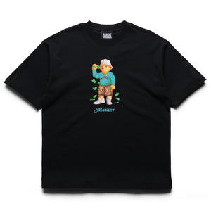 Market Making It Rain Bear Tee - Jet Black