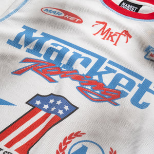 Market Speed Part Thermal L/S Tee - White