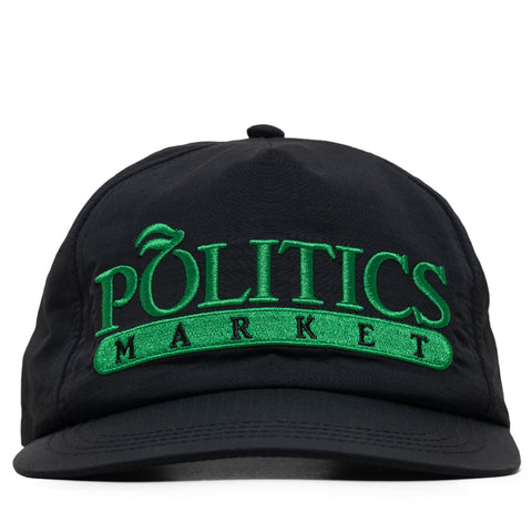 Market x Politics Ripstop 5 Panel Hat - Black