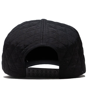 Stussy Quilted Surfwalk Snapback - Black