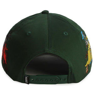 Market Jousting Duel 5 Panel Hat - Dark Green