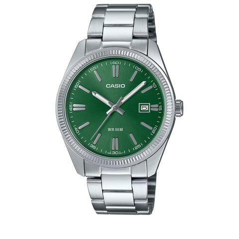 Casio Stainless Steel Analog Watch - Green