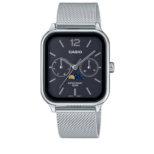Casio MTP-M305M Analog Watch - Silver/Black