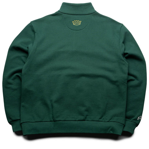 Malbon Golf Trophy Quarter Zip Fleece - Malbon Green