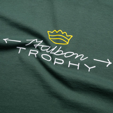 Malbon Golf Trophy Tee - Malbon Green