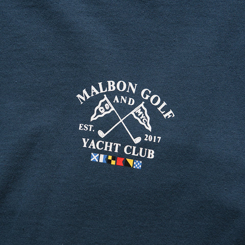 Malbon Golf Bermuda Yacht Club Tee - Navy