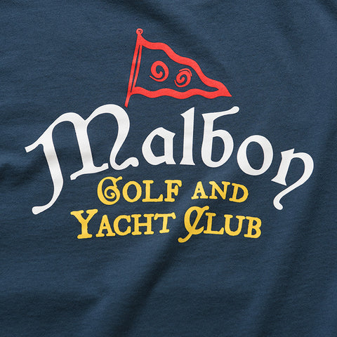 Malbon Golf Bermuda Yacht Club Tee - Navy