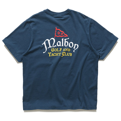 Malbon Golf Bermuda Yacht Club Tee - Navy