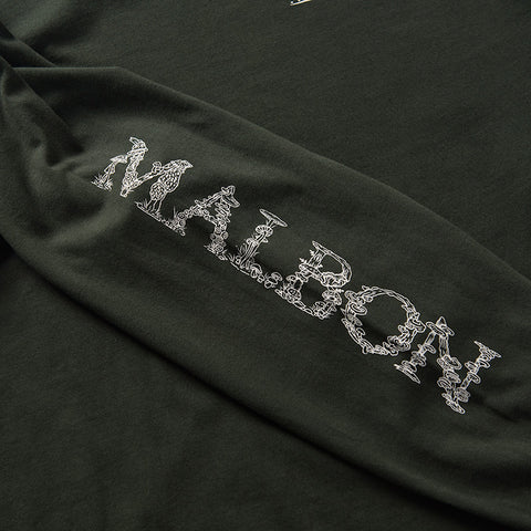 Malbon Golf Gorse Foraging L/S Tee - Cavern