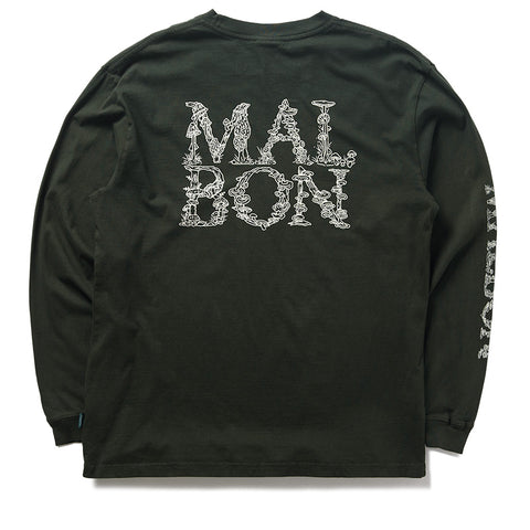 Malbon Golf Gorse Foraging L/S Tee - Cavern