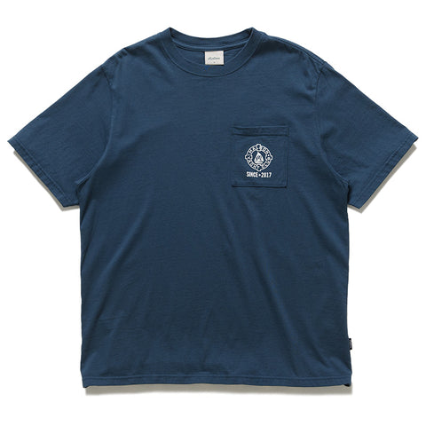 Malbon Golf Vista Keel Tee - Navy