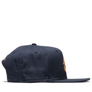 Malbon Golf M Script Snapback - Blueberry