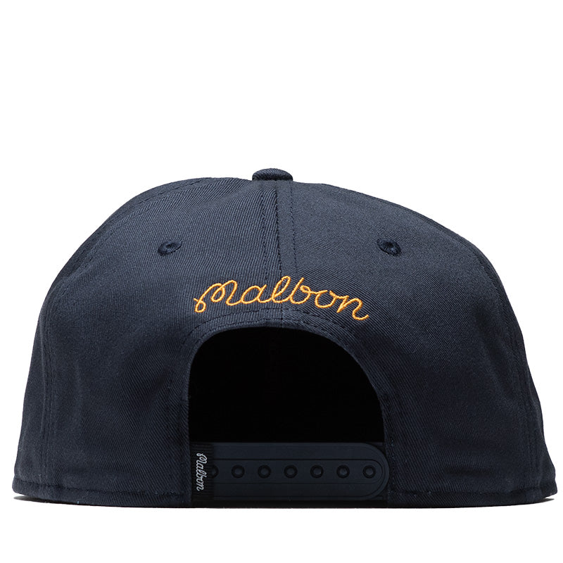 Malbon Golf M Script Snapback - Blueberry – Sneaker Politics
