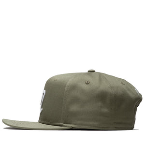 Malbon Golf M Script Snapback - Military Green