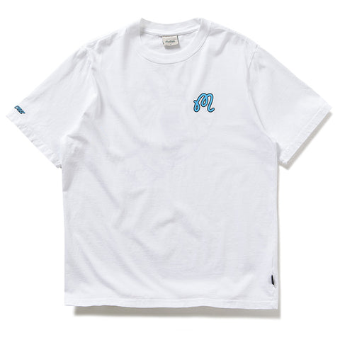 Malbon Golf x Santa Cruz Bermuda Screaming Hand Tee - White