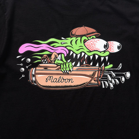 Malbon Golf x Santa Cruz Bermuda Slasher Tee - Black