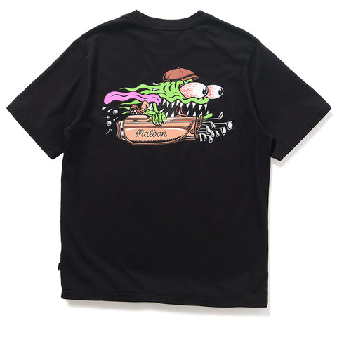 Malbon Golf x Santa Cruz Bermuda Slasher Tee - Black