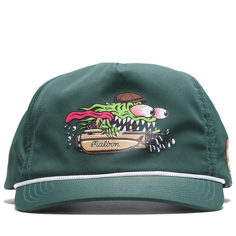 Malbon Golf x Santa Cruz Rope Hat - Green