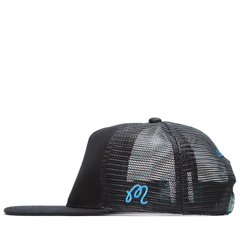 Malbon x Santa Cruz Trucker Hat - Black