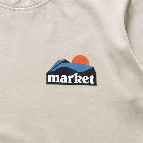 Market On The Horizon Tee - Ecru