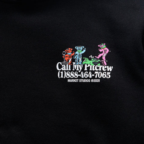 Market x Grateful Dead Call My Pitcrew Hoodie - Black