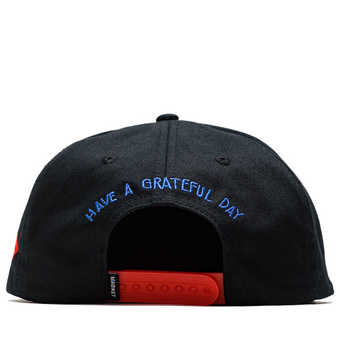 Market x Grateful Dead Handwritten Snapback - Black