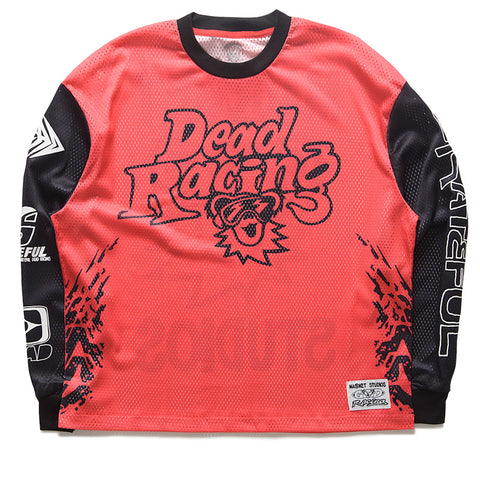 Market x Grateful Dead Moto Jersey - Red/Black
