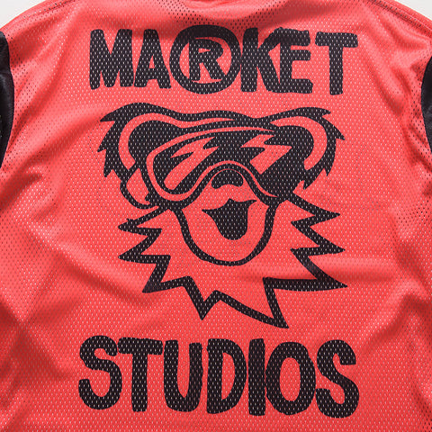 Market x Grateful Dead Moto Jersey - Red/Black