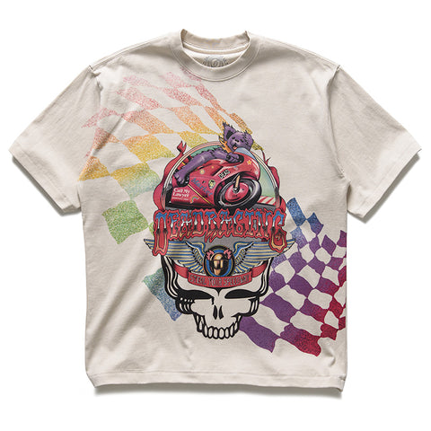 Market x Grateful Dead Stealie Moto Bear Tee - Ecru