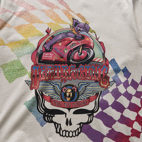 Market x Grateful Dead Stealie Moto Bear Tee - Ecru