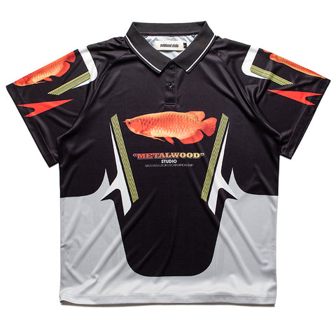 Metalwood Studio Arowana Sport Polo - Black