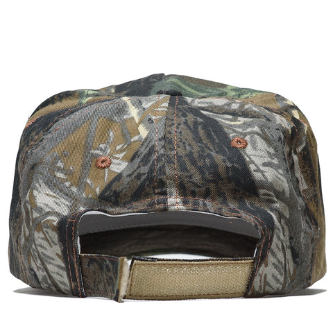 Metalwood Studio Metal Logo 5-Panel Hat - Real Leaf Camo