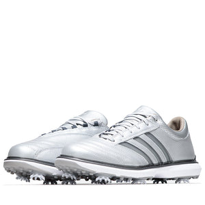 Metalwood Studio x Adidas MC70 Golf Shoes - Silver Metallic/Iron Metallic