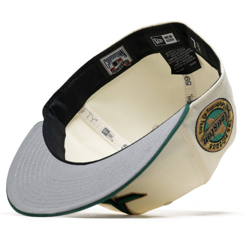New Era x Politics Houston Astros 59FIFTY Fitted - Chrome/Emerald Green