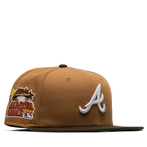 New Era x Politics Atlanta Braves 59FIFTY Fitted - Light Bronze/Walnut